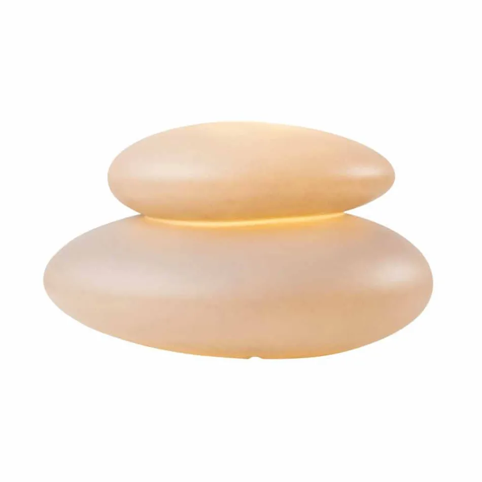 Lampa podłogowa do wnętrz lub na zewnątrz o nowoczesnym naturalnym designie - Sassostar Viadurini