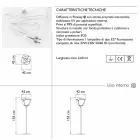 Wewnętrzna plastikowa lampa podłogowa Flower Design - Baby Love od Myyour Viadurini