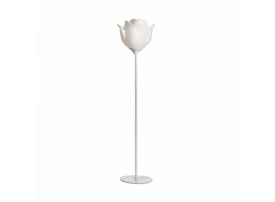 Wewnętrzna plastikowa lampa podłogowa Flower Design - Baby Love od Myyour Viadurini
