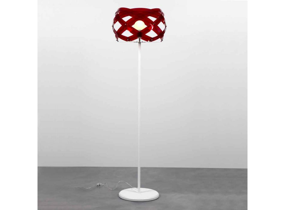 Współczesna lampa podłogowa z metakrylanu Vanna, H 187 cm Viadurini