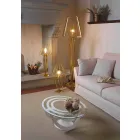 Nowoczesna żelazna lampa podłogowa Made in Italy - Giunone Viadurini