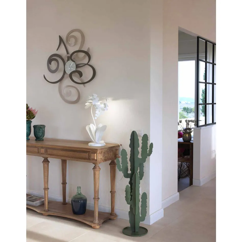 Nowoczesna żelazna lampa podłogowa Made in Italy - Amorpha Viadurini