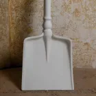 Zewnętrzna lampa podłogowa z białego technopolimeru, 3 formy - narzędzia Viadurini