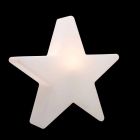 Biała lub czerwona lampa podłogowa w kształcie gwiazdy, nowoczesny design - Ringostar Viadurini