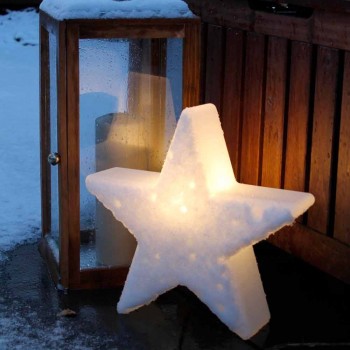 Biała lub czerwona lampa podłogowa w kształcie gwiazdy, nowoczesny design - Ringostar
