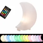 Lampa podłogowa w kształcie księżyca, plastikowa, 2 rozmiary, nowoczesny design - Lunastar Viadurini