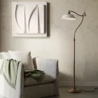 Anita Il Fanale ceramiczna lampa podłogowa w stylu liberty Viadurini