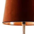 Lampa podlogowa z materialu i metalu Grilli Snake made in Italy Viadurini