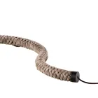 Lampa podlogowa z materialu i metalu Grilli Snake made in Italy Viadurini