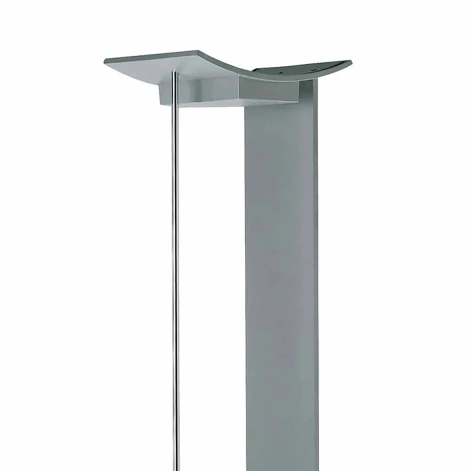 Lampa podłogowa z lakierowanego metalu ze zintegrowaną diodą LED Made in Italy - Indra Viadurini