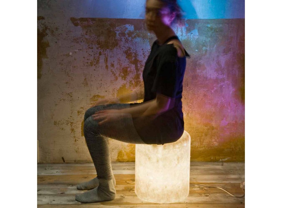 Designerska lampa podłogowa z nebulitu In-es.artdesign Bin F Nebula Viadurini