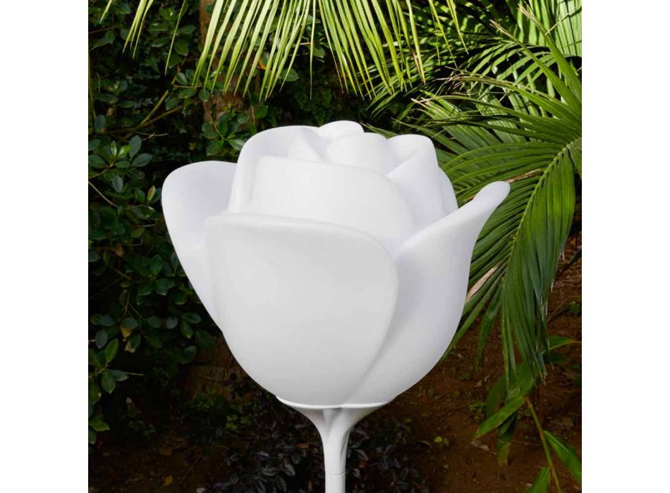 Plastikowa lampa podłogowa Flower Design na zewnątrz - Baby Love od Myyour Viadurini