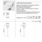 Plastikowa lampa podłogowa Flower Design na zewnątrz - Baby Love od Myyour Viadurini