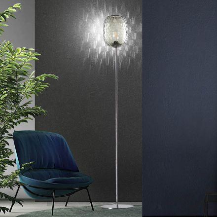 Ręcznie dmuchana szklana lampa podłogowa ze szkła weneckiego 30 cm - Cloe Balloton Viadurini