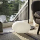 Lampa podłogowa LED, Solar lub E27 o nowoczesnym, kolorowym owalnym wzorze - Uovostar Viadurini