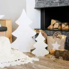 Lampa podłogowa Led, Solar lub E27 w plastikowym świątecznym designie - Alberostar Viadurini