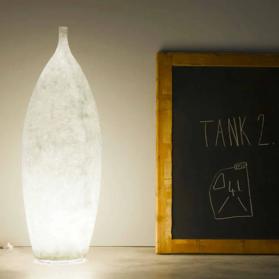 Współczesna nebulitowa lampa podłogowa In-es.artdesign Tank 2 H92cm Viadurini