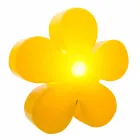 Nowoczesna lampa podłogowa lub stołowa z kolorowym kwiatkiem - Fiorestar Viadurini