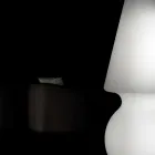 Lampa ogrodowa Alvarez ze światłem LED z polietylenu Wyprodukowano we Włoszech Viadurini
