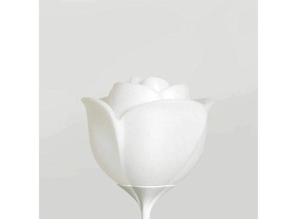 Plastikowa zewnętrzna lampa podłogowa Flower Design - Baby Love od Myyour Viadurini