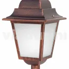 Aluminiowa zewnętrzna lampa podłogowa wyprodukowana we Włoszech, Aquilina Viadurini