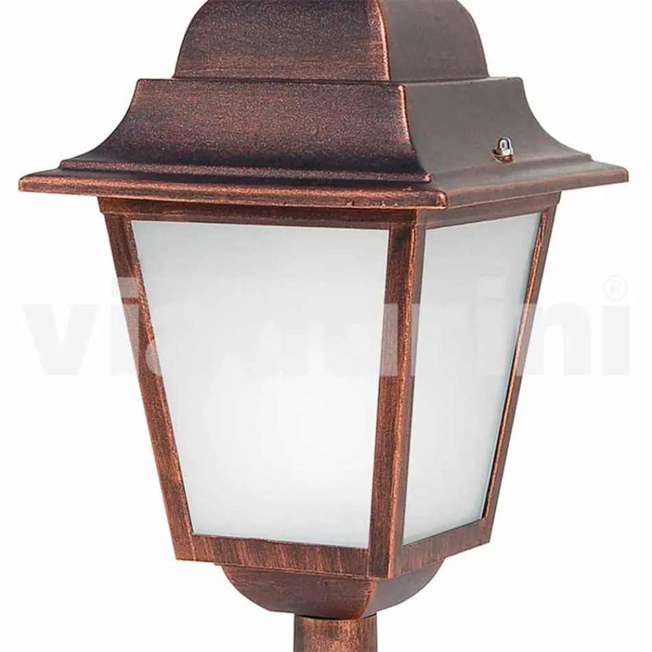 Aluminiowa zewnętrzna lampa podłogowa wyprodukowana we Włoszech, Aquilina Viadurini