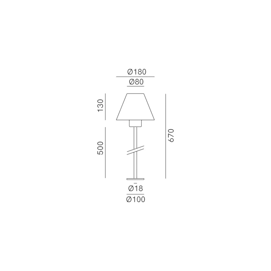 Zewnętrzna lampa podłogowa z mosiądzu i miedzi Made in Italy - Sword Viadurini