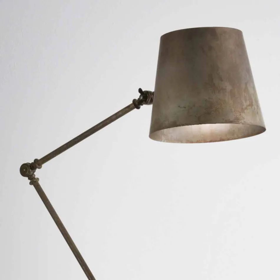 Lampa regulowana w stylu industrial ziemia Reporter Il Fanale Viadurini