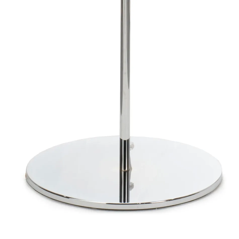 Lampa podłogowa Isotta z białego szkła w obudowie Made in Italy Viadurini