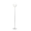 Lampa podłogowa Isotta z białego szkła w obudowie Made in Italy