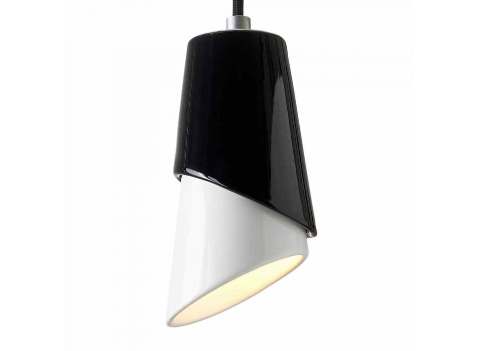 Zaprojektuj lampę zawieszenia w ceramice produkowanej we Włoszech w Azji Viadurini