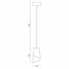 Zaprojektuj lampę zawieszenia w ceramice produkowanej we Włoszech w Azji Viadurini