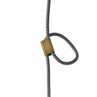 Lampa wisząca zaprojektowana z drewna i ceramiki wyprodukowana we Włoszech w Azji Viadurini