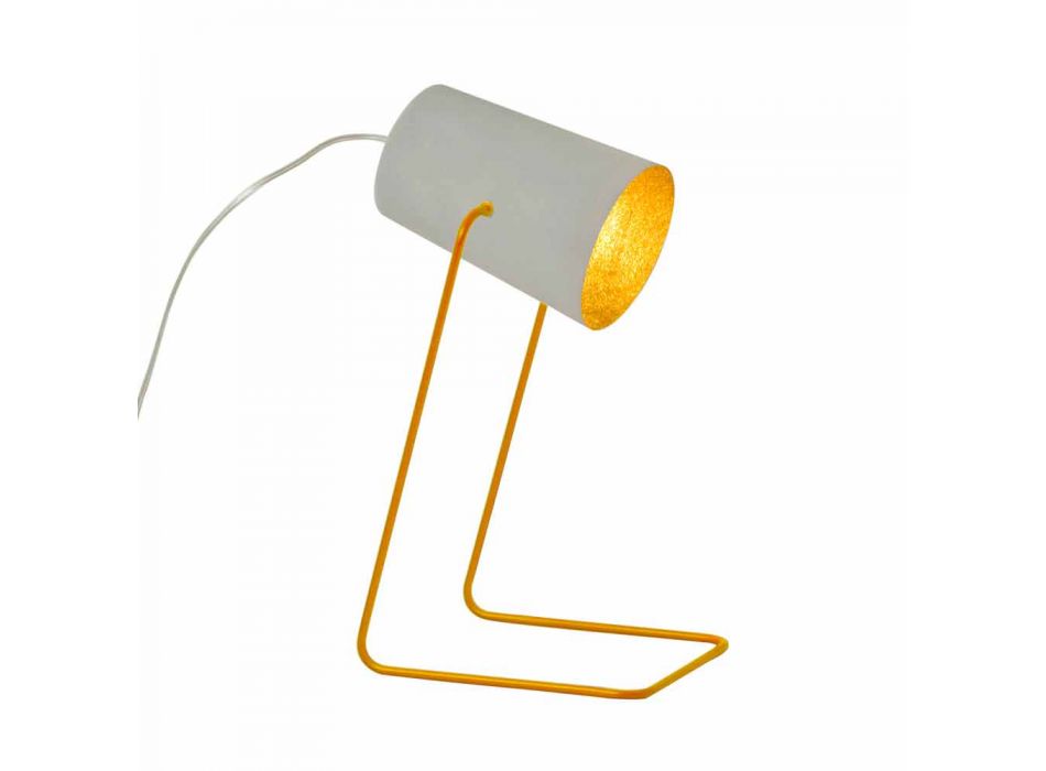Lampa stołowa design In-es.artdesign Farba T efekt betonu Viadurini