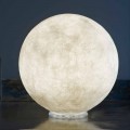 Lampa stołowa In-es.artdesign T.moon w białym nebulicie