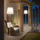 Projekt lampy podłogowej Ali Baba Stal Slide metal made in Italy Viadurini