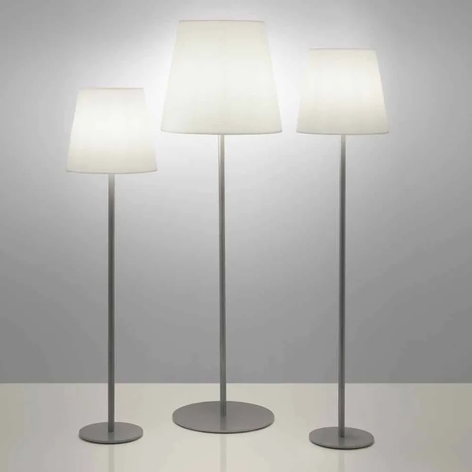 Projekt lampy podłogowej Ali Baba Stal Slide metal made in Italy Viadurini