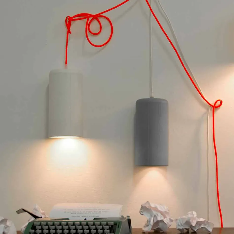 Lampa wisząca In-es.artdesign Świeca 1 w kolorze laprene Viadurini