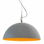 Lampa wisząca In-es.artdesign Mezza Luna Farba cementowa Viadurini