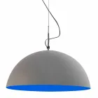 Lampa wisząca In-es.artdesign Mezza Luna Farba cementowa Viadurini