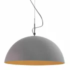 Lampa wisząca In-es.artdesign Mezza Luna Farba cementowa Viadurini