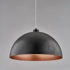 Elegancka lampa ze szkła i metalu wyprodukowana we Włoszech do wyrafinowanych wnętrz - Deneb Viadurini