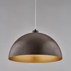 Elegancka lampa ze szkła i metalu wyprodukowana we Włoszech do wyrafinowanych wnętrz - Deneb Viadurini