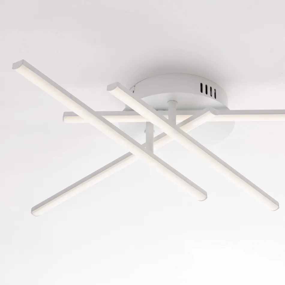 Elegancka lampa ze szkła i metalu wyprodukowana we Włoszech do wyrafinowanych wnętrz - Idra Viadurini