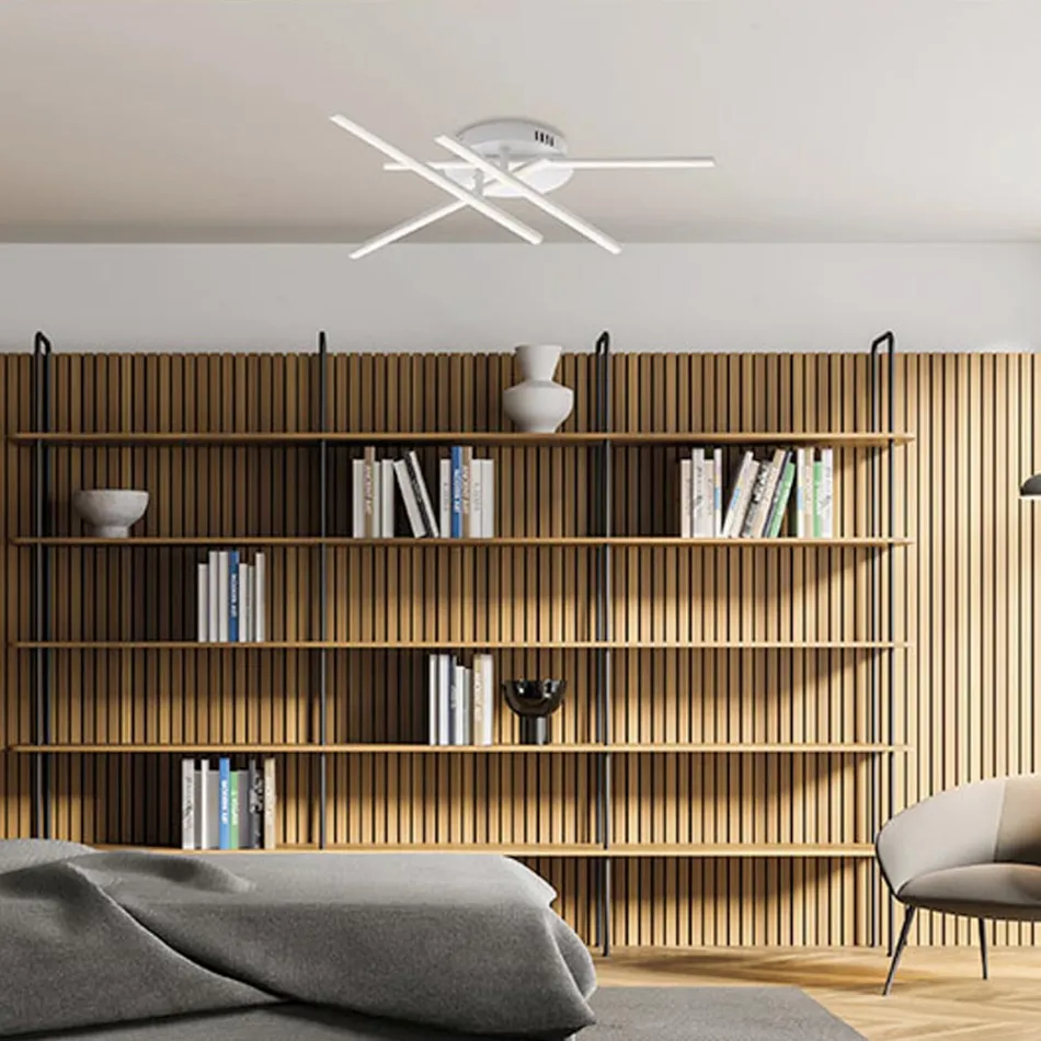 Elegancka lampa ze szkła i metalu wyprodukowana we Włoszech do wyrafinowanych wnętrz - Idra Viadurini