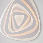 Elegancka lampa ze szkła i metalu wyprodukowana we Włoszech do wyrafinowanych wnętrz - Rigel Viadurini