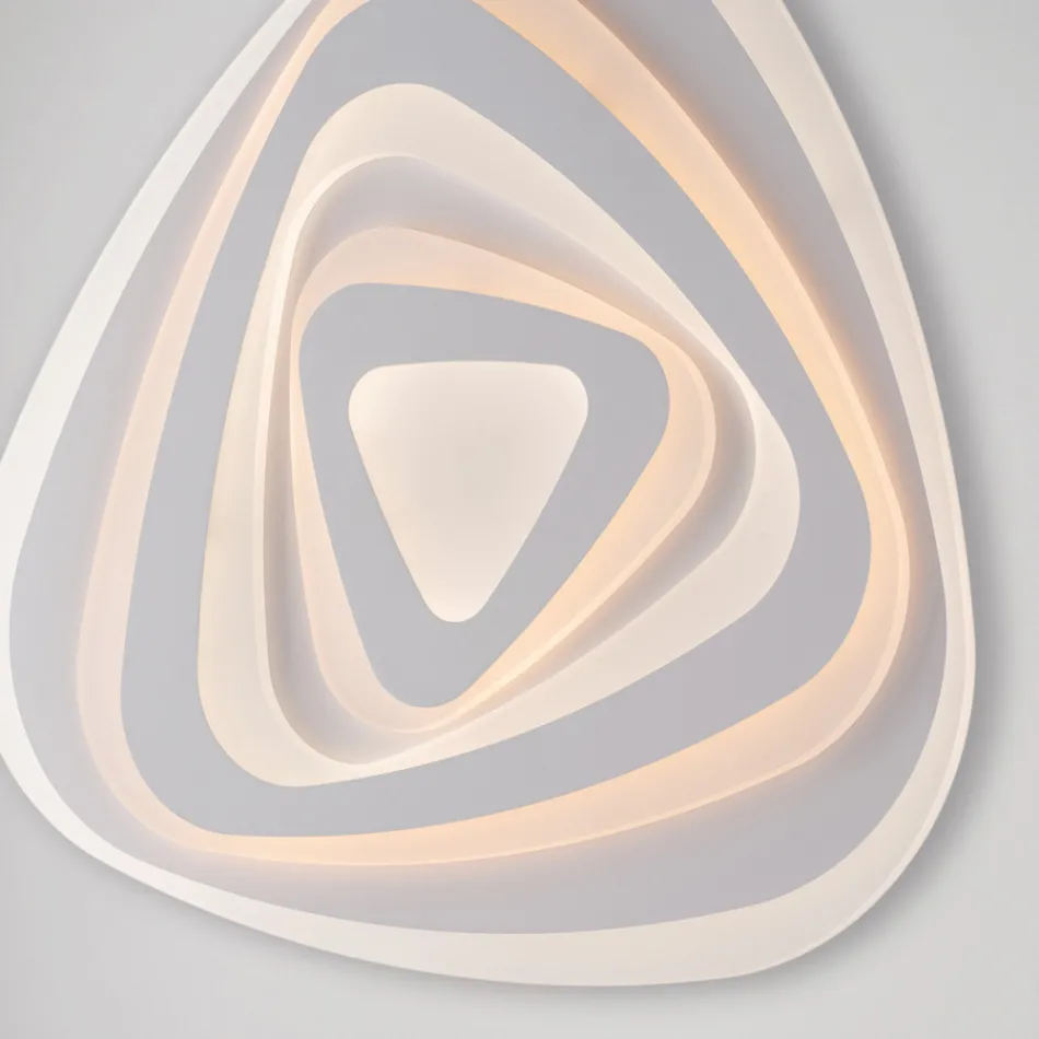 Elegancka lampa ze szkła i metalu wyprodukowana we Włoszech do wyrafinowanych wnętrz - Rigel Viadurini