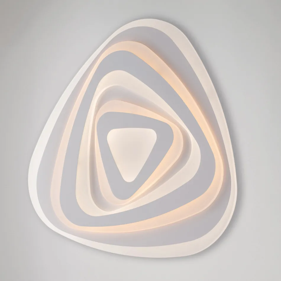 Elegancka lampa ze szkła i metalu wyprodukowana we Włoszech do wyrafinowanych wnętrz - Rigel Viadurini