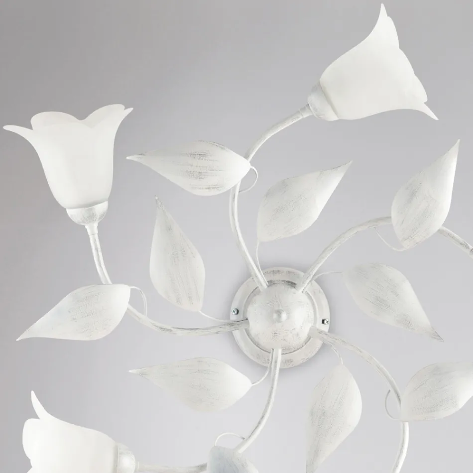 Elegancka lampa ze szkła i metalu Wyprodukowana we Włoszech do wyrafinowanych wnętrz – Sirio Viadurini