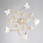 Elegancka lampa ze szkła i metalu Wyprodukowana we Włoszech do wyrafinowanych wnętrz – Sirio Viadurini